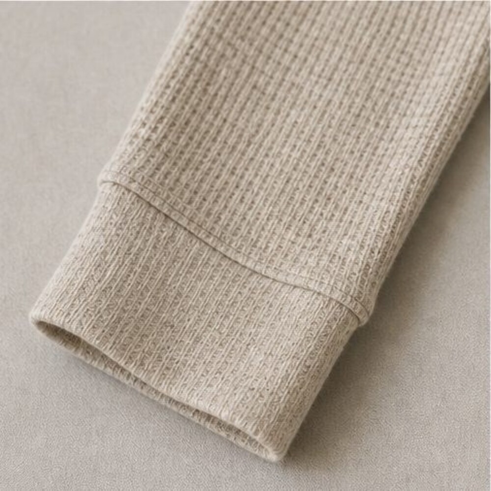 Camel Puff Sleeve Top - Picture 5 of 6